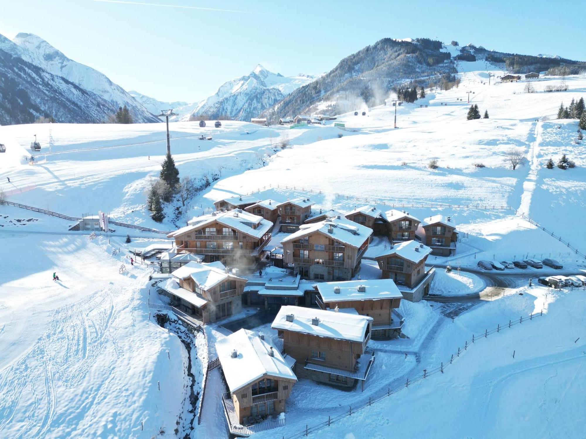 Chaletdorf Zaglgut Kaprun Ski In&Ski Out Exterior foto